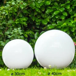Boule lumineuse Miau Blanc, 2 lumières