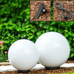 Boule lumineuse Miau Blanc, 2 lumières