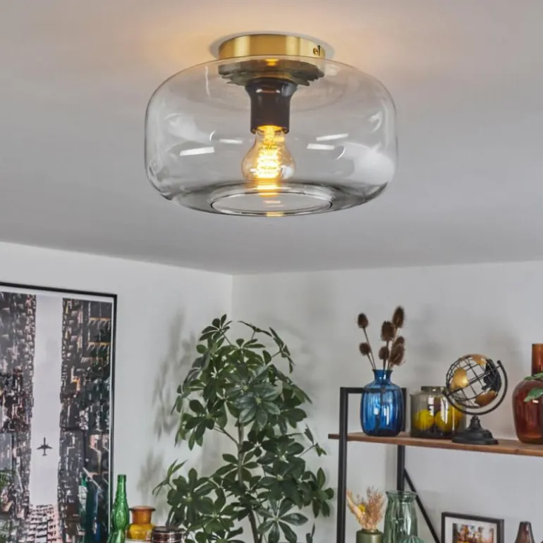Boza Plafonnier Laiton, 1 lumière