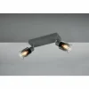 Cadiz Spot de plafond Luminaires Reality Anthracite, 2 lumières