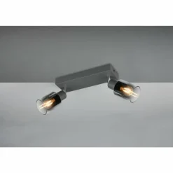 Cadiz Spot de plafond Luminaires Reality Anthracite, 2 lumières