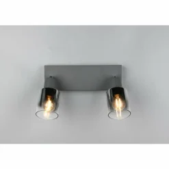 Cadiz Spot de plafond Luminaires Reality Anthracite, 2 lumières