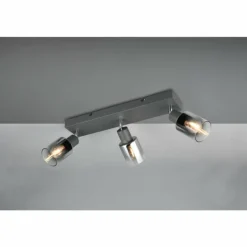 Cadiz Spot de plafond Luminaires Reality Anthracite, 3 lumières
