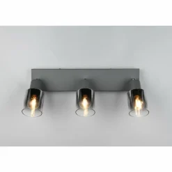 Cadiz Spot de plafond Luminaires Reality Anthracite, 3 lumières
