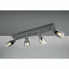 Cadiz Spot de plafond Luminaires Reality Anthracite, 4 lumières