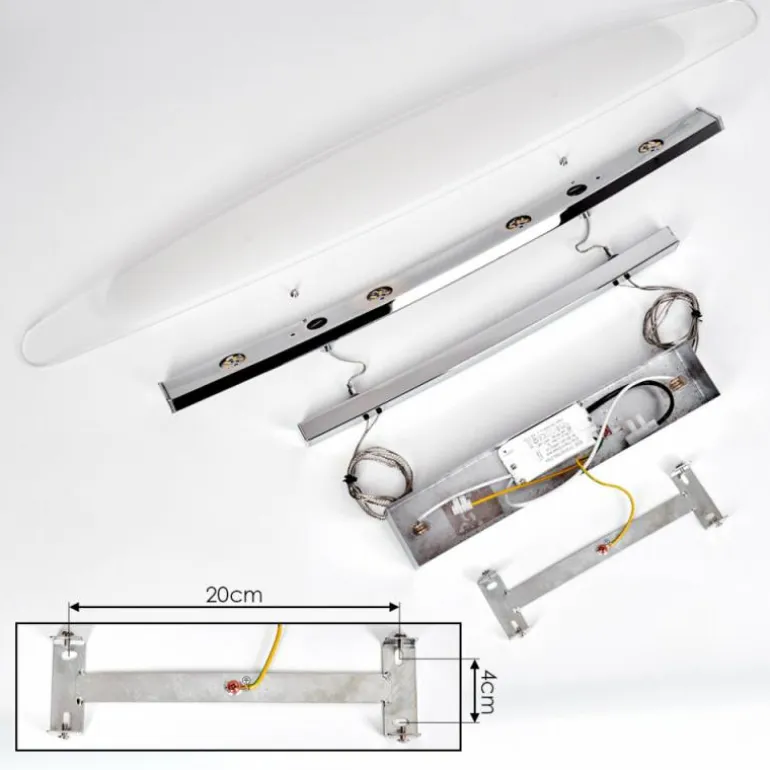 Casalino Suspension, Suspension LED Chrome, 1 lumière