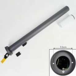 Caserta Lampe à prise électrique, Eclairage de chemin Anthracite, 1 lumière