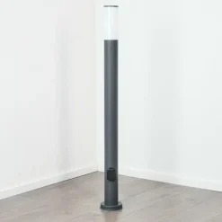 Caserta Lampe à prise électrique, Eclairage de chemin Anthracite, 1 lumière