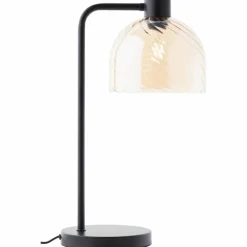 Casto Lampe à poser Luminaires Brilliant Noir, 1 lumière
