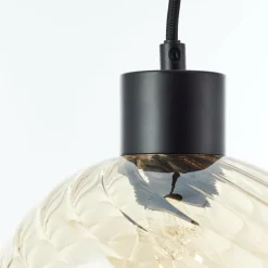 Casto Suspension Luminaires Brilliant Noir, 1 lumière
