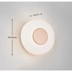 Celeste Applique murale Luminaires Trio LED Brun, 1 lumière