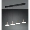 Celeste Suspension Luminaires Trio LED Brun, 1 lumière