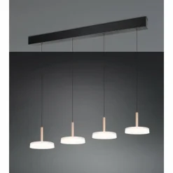 Celeste Suspension Luminaires Trio LED Brun, 1 lumière