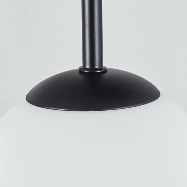 Chehalis Plafonnier, Boule lumineuse Blanc, 9 lumières