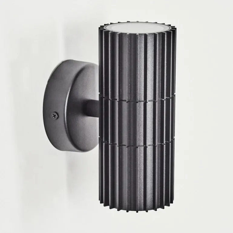 Cidral Lampe murale d´extérieur, Luminaire Up & Down Noir, 2 lumières