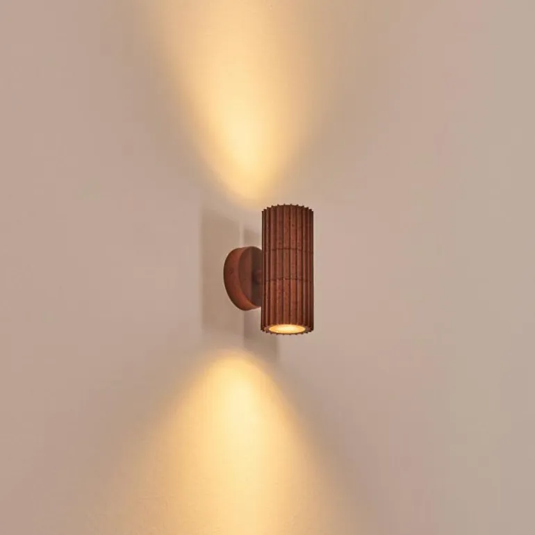Cidral Lampe murale d´extérieur, Luminaire Up & Down Rouille, 2 lumières