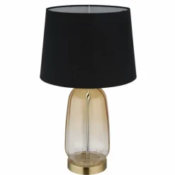 Classy Lampe à poser Luminaires Globo Lighting Ambre, Laiton, 1 lumière