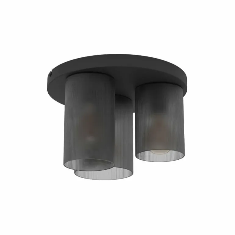 COLOMERA Applique murale Luminaires Eglo Noir, 3 lumières