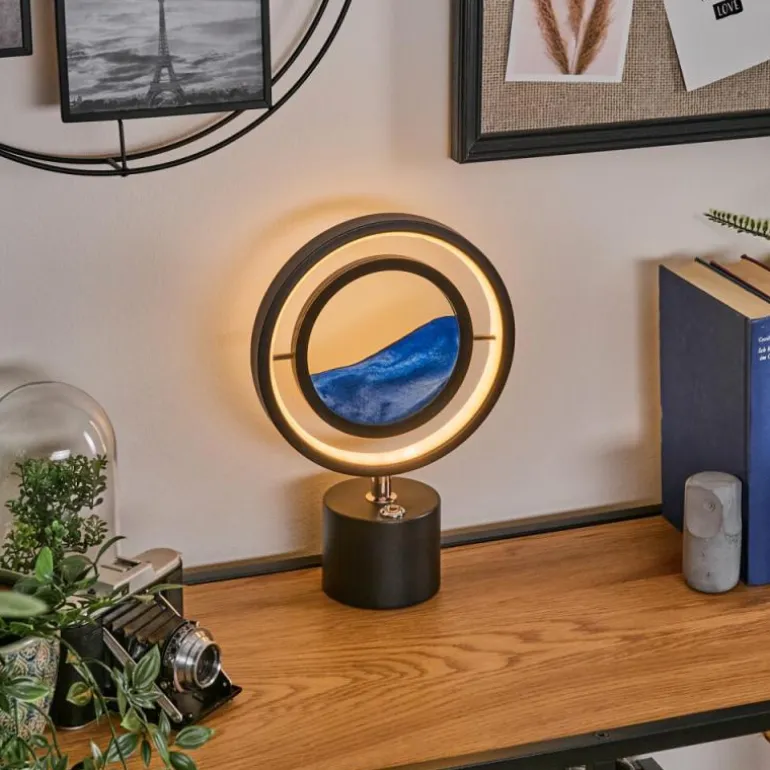 Cotas Lampe à poser LED Noir, 1 lumière