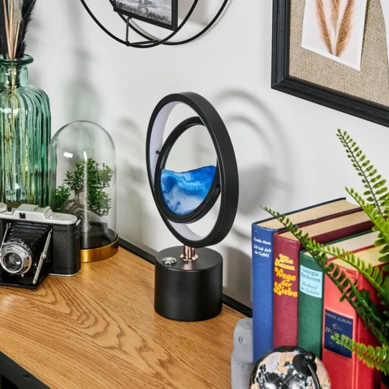 Cotas Lampe à poser LED Noir, 1 lumière