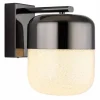 Cristallica Applique murale Luminaires Globo Lighting LED Anthracite, 1 lumière