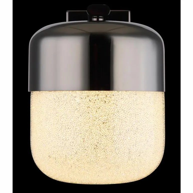 Cristallica Applique murale Luminaires Globo Lighting LED Anthracite, 1 lumière