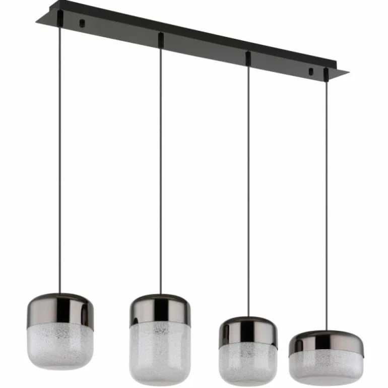 Cristallica Suspension Luminaires Globo Lighting LED Anthracite, 1 lumière