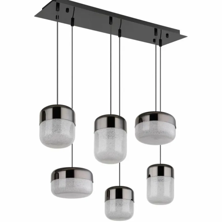 Cristallica Suspension Luminaires Globo Lighting LED Anthracite, 1 lumière