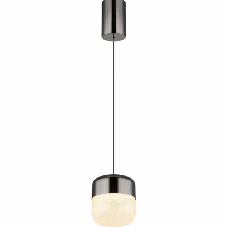 Cristallica Suspension Luminaires Globo Lighting LED Anthracite, 1 lumière