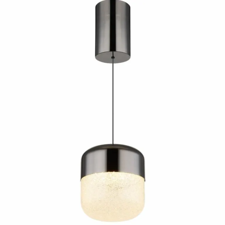 Cristallica Suspension Luminaires Globo Lighting LED Anthracite, 1 lumière