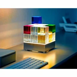 Cubelight Tecnolumen Lampe à poser LED Multicolore, Clair, 1 lumière