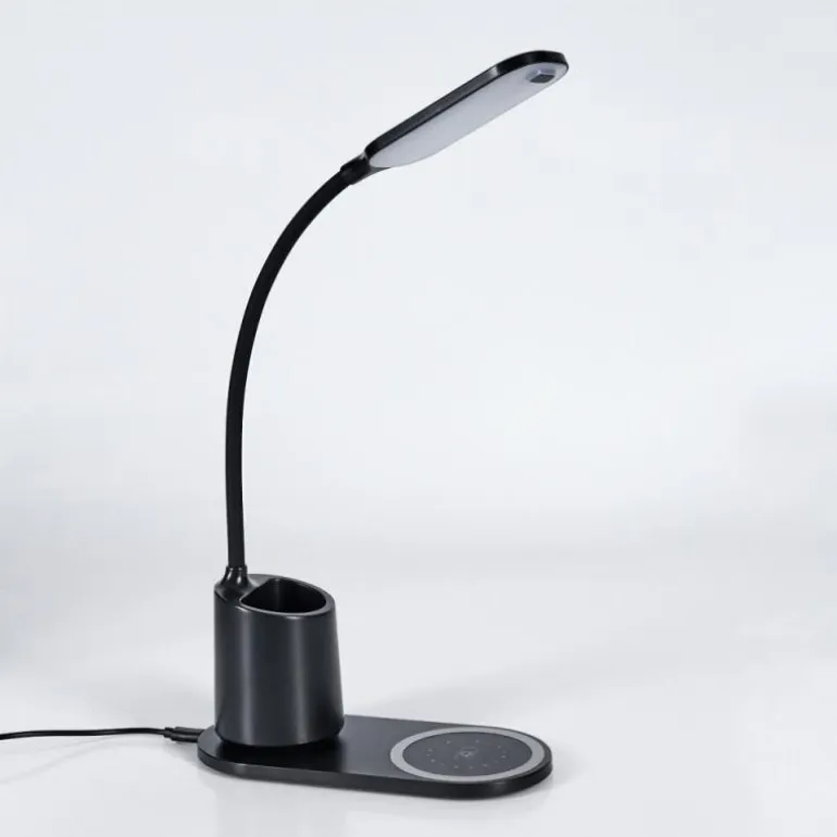 Debelmose Lampe de bureau, Lampe à poser LED Noir, 1 lumière