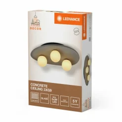 DECOR Applique murale / Plafonnier Luminaires Ledvance Gris, 3 lumières