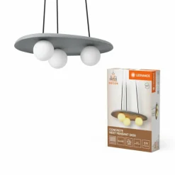 DECOR Applique murale / Plafonnier Luminaires Ledvance Gris, 3 lumières