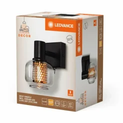 DECOR Applique murale / Plafonnier Luminaires Ledvance LED Noir, 1 lumière