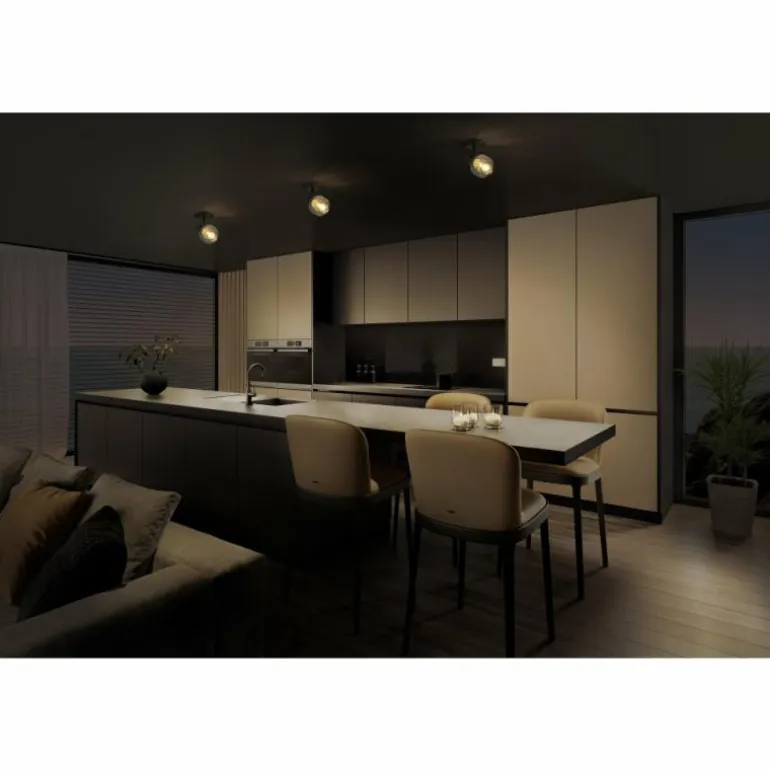 DECOR Applique murale / Plafonnier Luminaires Ledvance LED Noir, 1 lumière