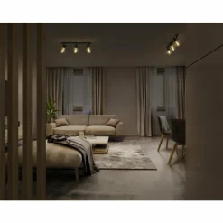 DECOR Applique murale / Plafonnier Luminaires Ledvance LED Noir, 3 lumières