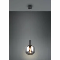 Diva Suspension Luminaires Trio Noir, 1 lumière