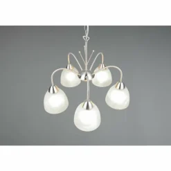DOBBY Suspension Luminaires Reality Nickel mat, 5 lumières