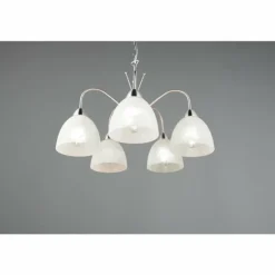 DOBBY Suspension Luminaires Reality Nickel mat, 5 lumières
