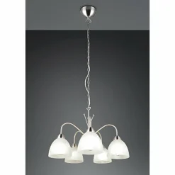 DOBBY Suspension Luminaires Reality Nickel mat, 5 lumières