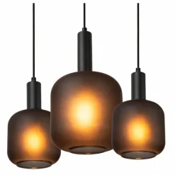 ELOISE Suspension Luminaires Lucide Noir, 7 lumières