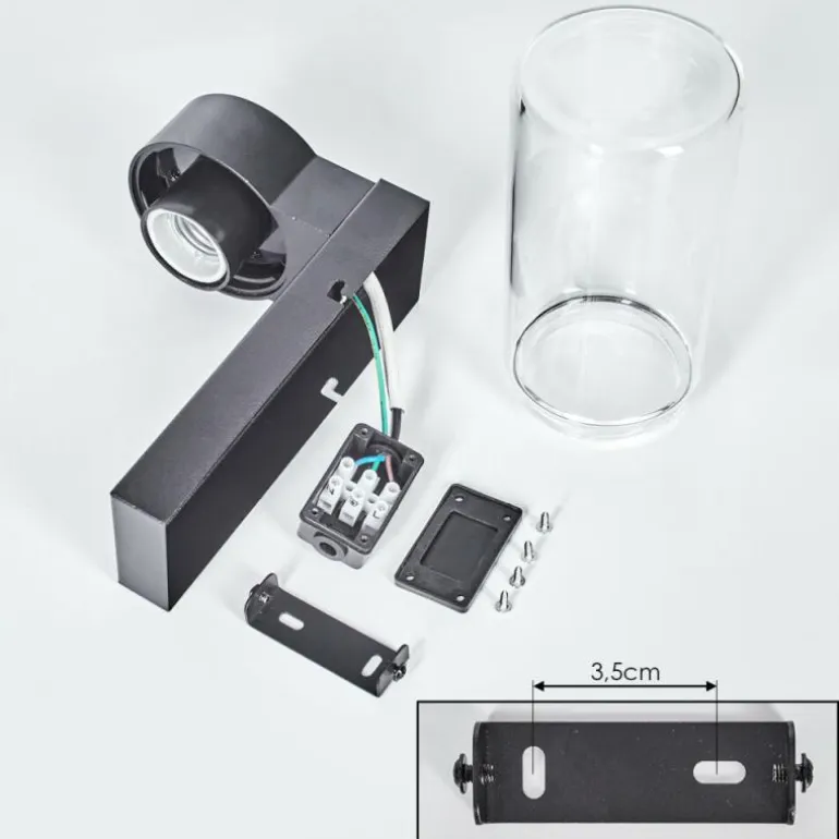 Encoberta Lampe murale d´extérieur Noir, 1 lumière
