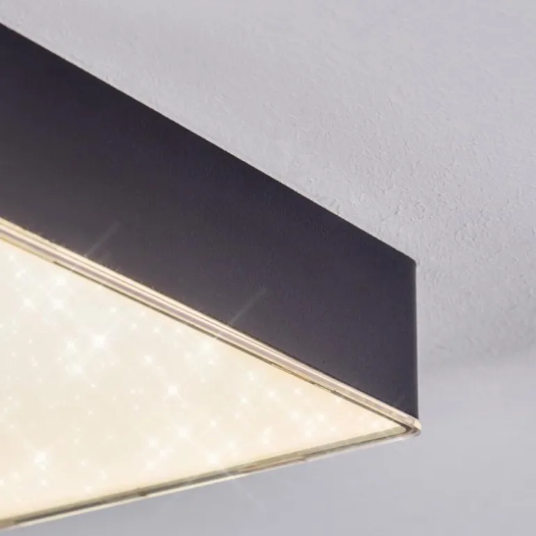 Esmar Plafonnier LED Noir, 1 lumière