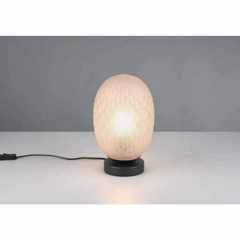 Facette Lampe à poser Luminaires Trio Brun, Or, 1 lumière