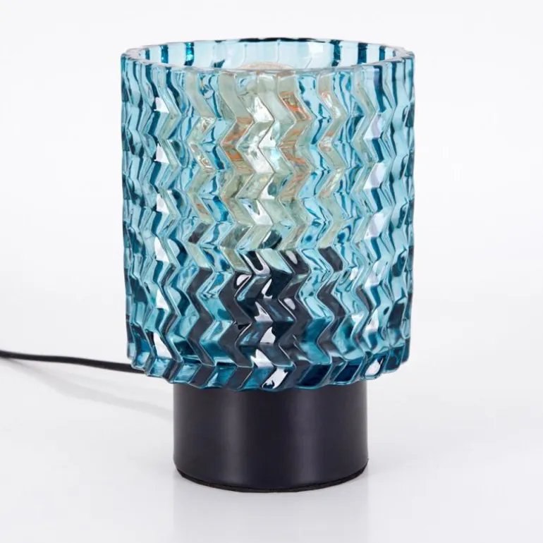 Falgorosa Lampe à poser Noir, 1 lumière
