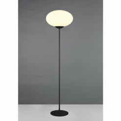 Fomento Lampadaire Luminaires Trio Noir, 1 lumière