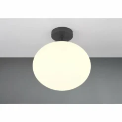 Fomento Plafonnier Luminaires Trio Noir, 1 lumière