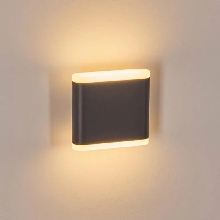 Gamas Lampe murale d´extérieur, Luminaire Up & Down, Applique murale LED Anthracite, 1 lumière