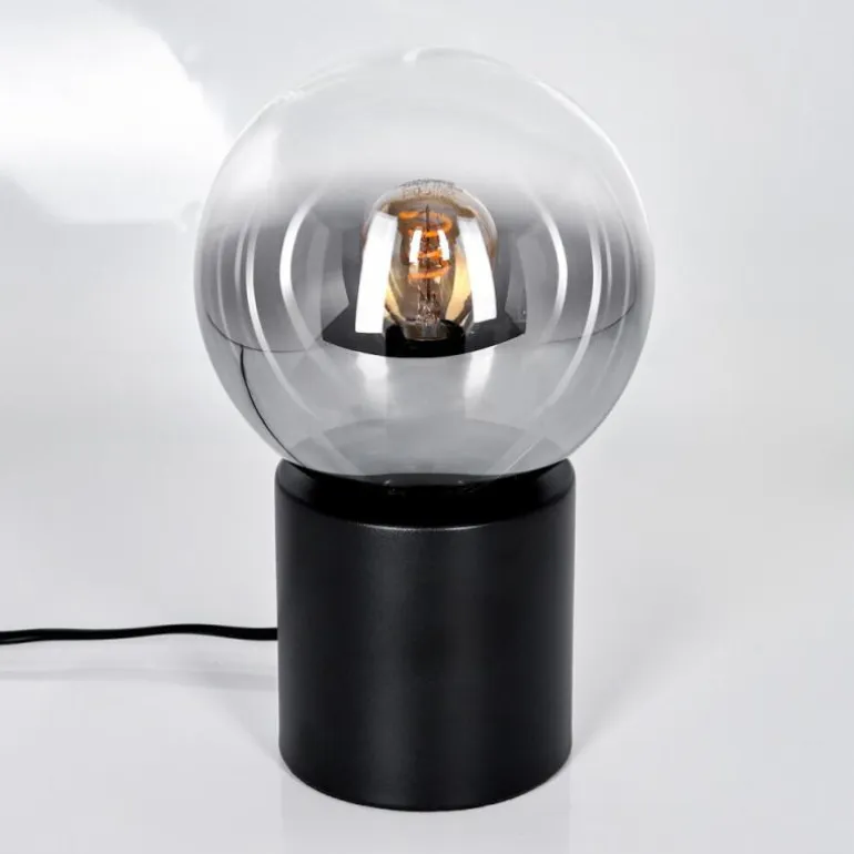 Gastor Boule lumineuse, Lampe de bureau, Lampe à poser Clair, Fumé, 1 lumière